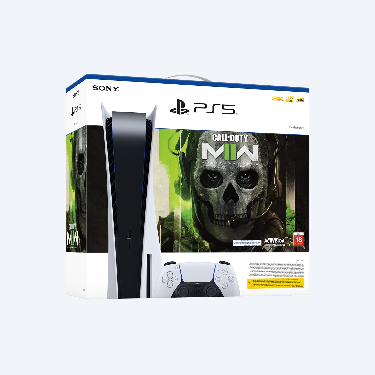 Sony PlayStation PS5 Console with Call of Duty: Modern Warfare II