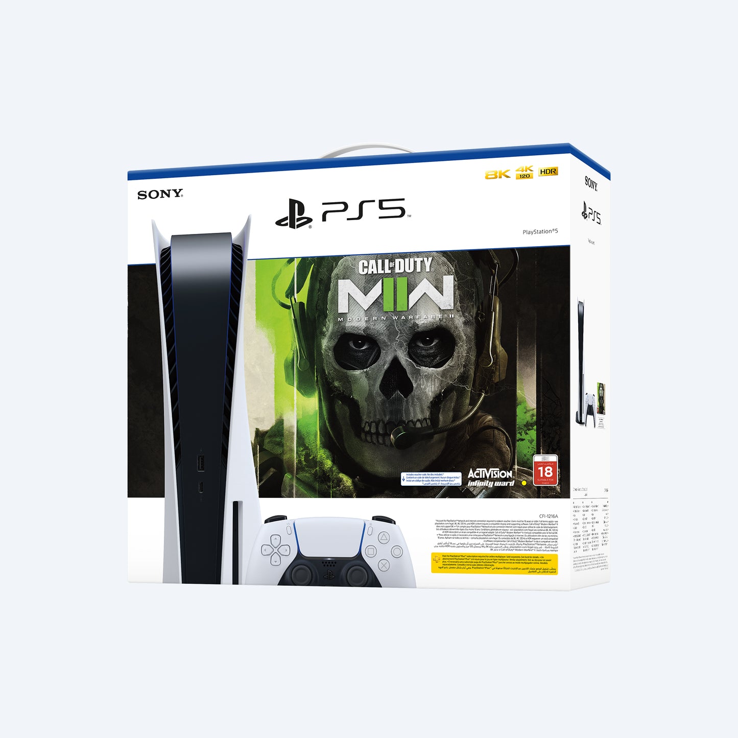 Sony PlayStation PS5 Console with Call of Duty: Modern Warfare II