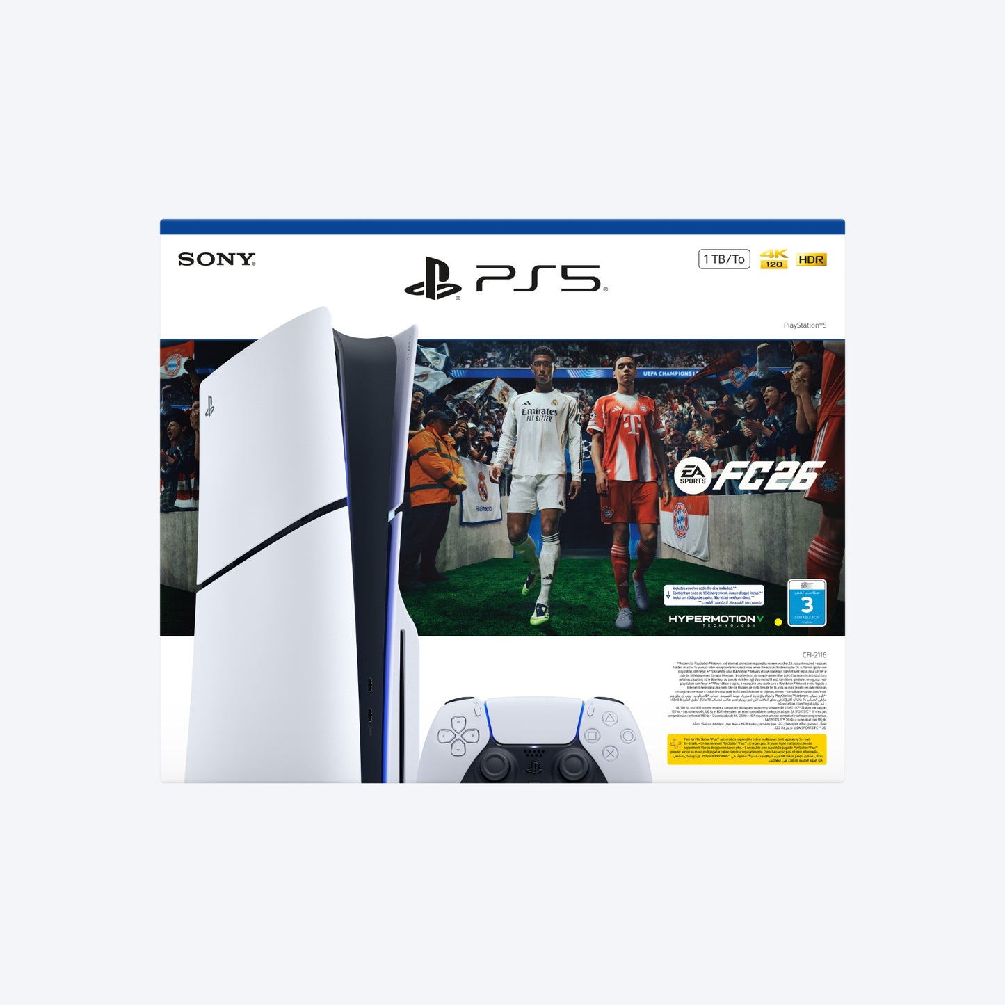 حزمة جهاز PlayStation®5 Console من سوني 1 تيرا بايت + EA SPORTS FC™ 26