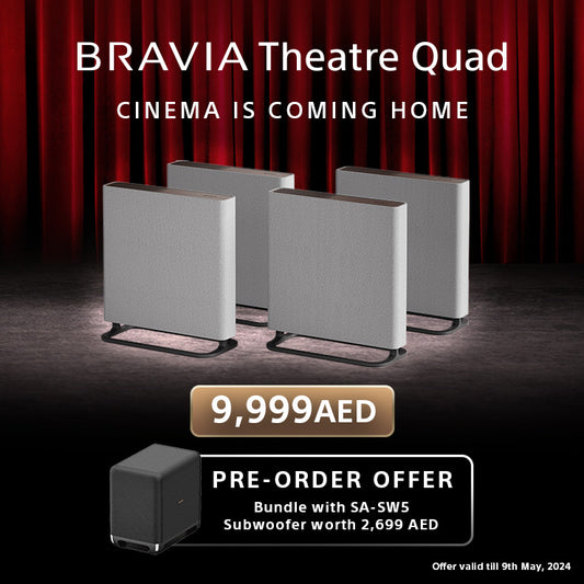 Sony BRAVIA Theatre Quad | 360 Spatial Sound Mapping | Dolby Atmos/DTS:X | HT-A9M2