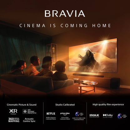 سوني | BRAVIA 5 | ‏98 بوصة | ‏XR Processor | ‏Mini LED | ‏4K بوضوح عالٍ فائق | نطاق ديناميكي عالٍ (HDR) | تلفزيون ذكي (Google TV)