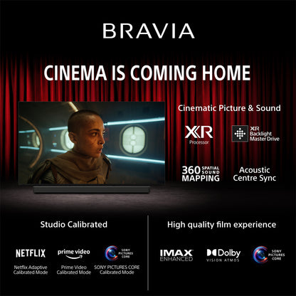 Sony | BRAVIA 7| 75 Inch |XR BACKLIGHT MASTER DRIVE TV | Perfectly balanced for movies, PS5 gaming & sports|4K HDR Smart TV (Google TV) | 2024 Model