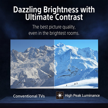 Sony | BRAVIA 9| 85 Inch |XR BACKLIGHT MASTER DRIVE TV with High Peak Luminance | Our brightest TV ever for ultimate cinema, sports & PS5 gaming |4K HDR Smart TV (Google TV) | 2024 Model