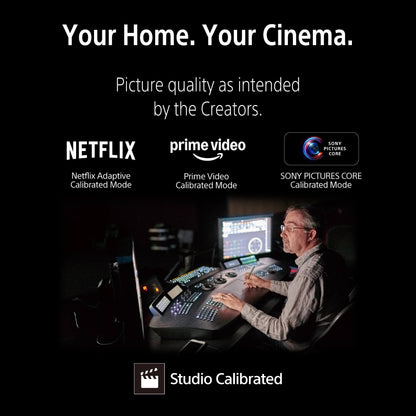سوني | BRAVIA 5 | ‏98 بوصة | ‏XR Processor | ‏Mini LED | ‏4K بوضوح عالٍ فائق | نطاق ديناميكي عالٍ (HDR) | تلفزيون ذكي (Google TV)