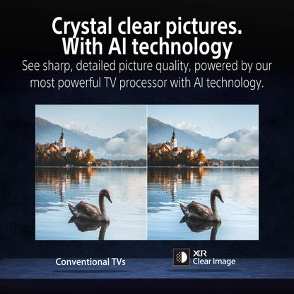 سوني | BRAVIA 5 | ‏65 بوصة | ‏XR Processor | ‏Mini LED | ‏4K بوضوح عالٍ فائق | نطاق ديناميكي عالٍ (HDR) | تلفزيون ذكي (Google TV)