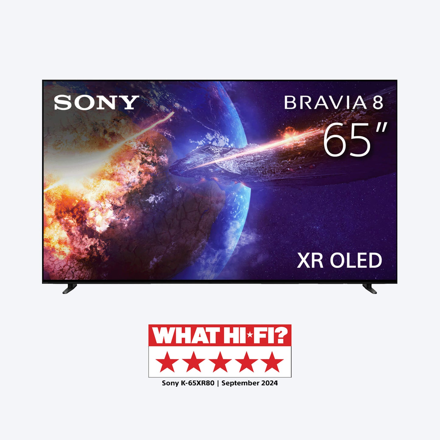 سوني | BRAVIA 8 | ‏65 بوصة | XR-OLED | معالج XR | ميزات حصرية لألعاب PS5 | تلفزيون ذكي 4K HDR Dolby Vision ‏(Google TV) | موديل 2024