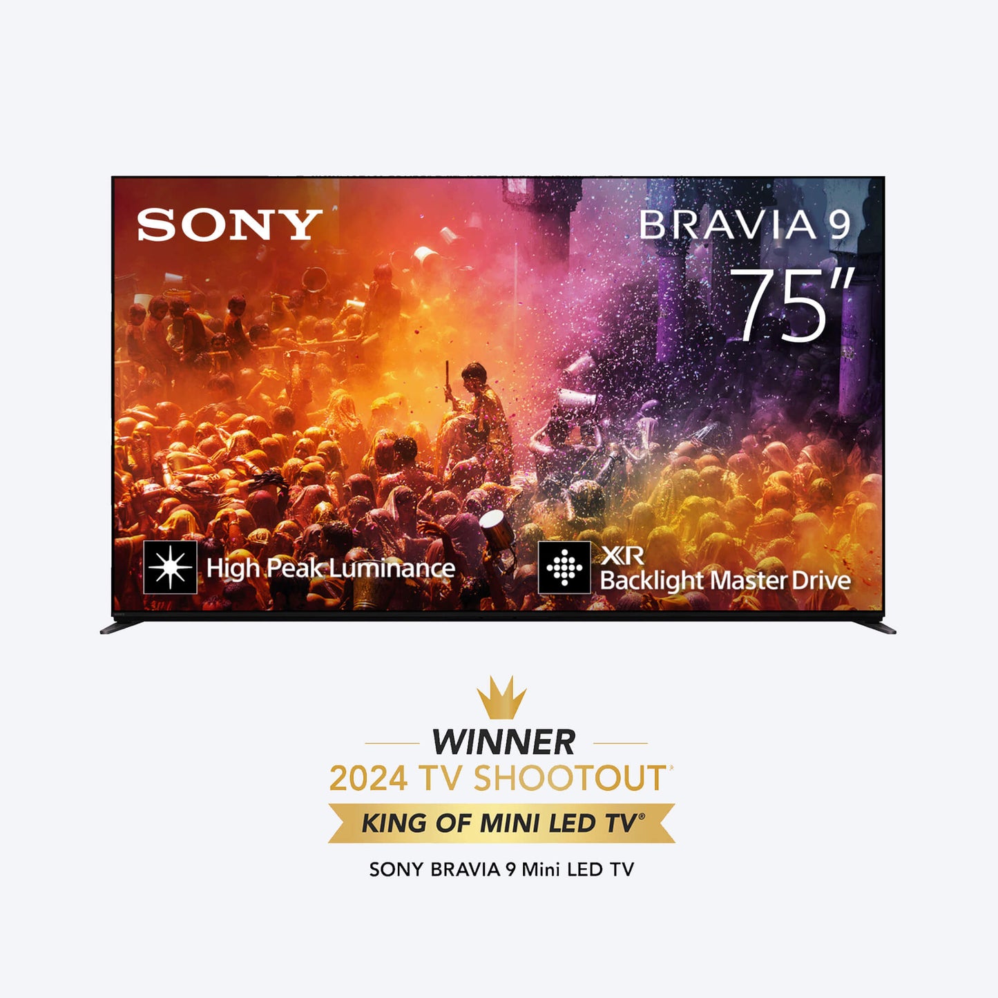 سوني | BRAVIA 9 | ‏75 بوصة | XR BACKLIGHT MASTER DRIVE TV مع وظيفة High Peak Luminance | تلفزيوننا الأكثر سطوعًا على الإطلاق للسينما والرياضة وألعاب PS5 | تلفزيون ذكي 4K HDR ‏(Google TV) | موديل 2024