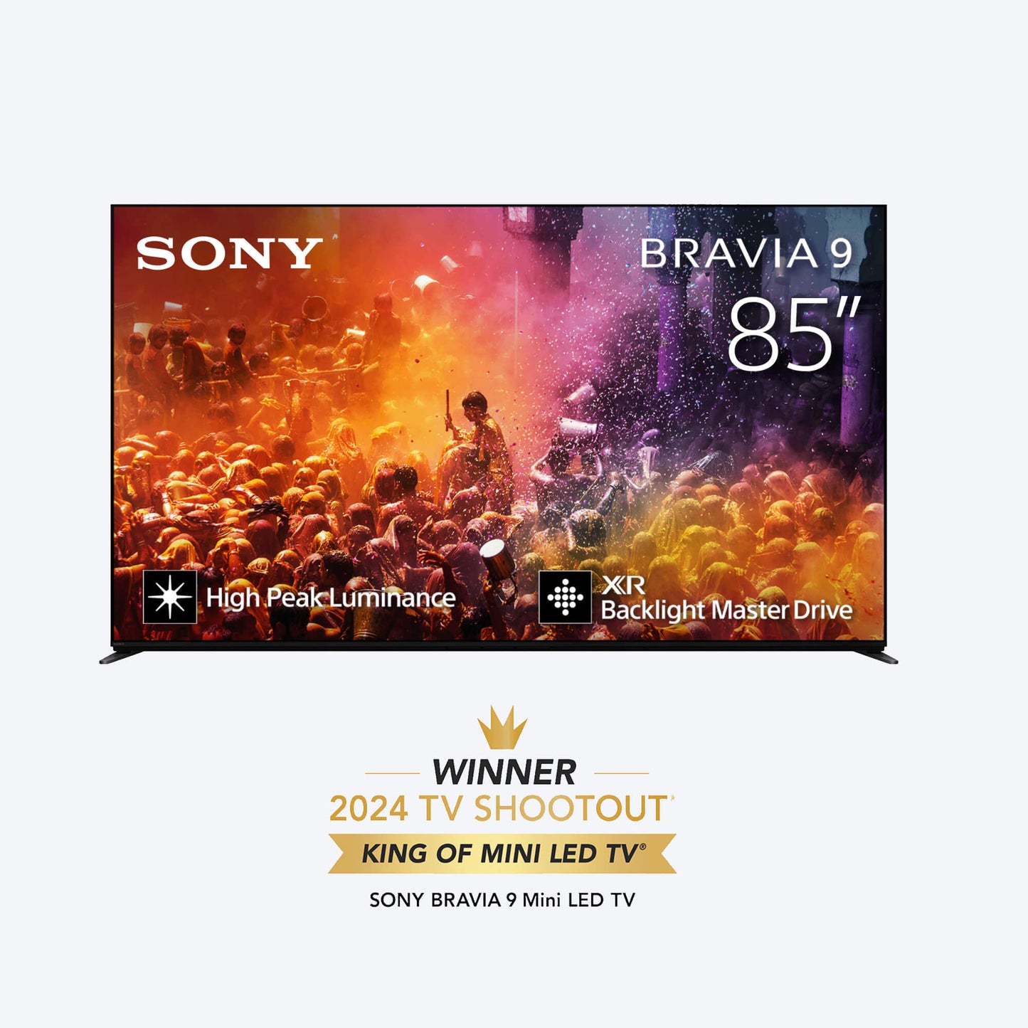 سوني | BRAVIA 9 | ‏85 بوصة | XR BACKLIGHT MASTER DRIVE TV مع وظيفة High Peak Luminance | تلفزيوننا الأكثر سطوعًا على الإطلاق للسينما والرياضة وألعاب PS5 | تلفزيون ذكي 4K HDR ‏(Google TV) | موديل 2024