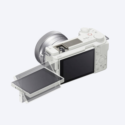 Sony Alpha ZV-E10 II APS-C Interchangeable-Lens Vlog Camera White