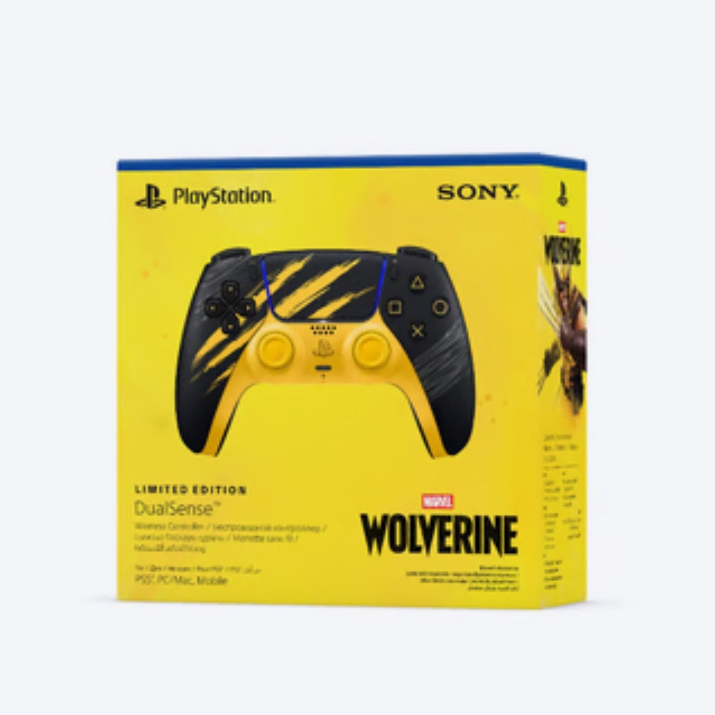  DualSense® Wireless Controller – Marvel’s Wolverine Battle Yellow Limited Edition