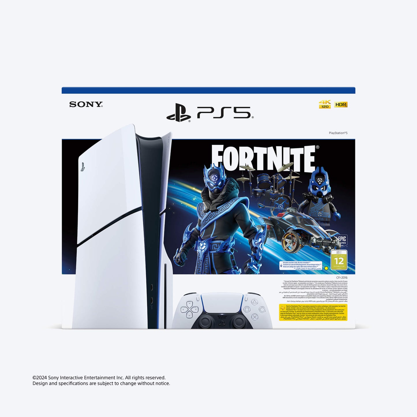Sony PlayStation PS5 Disc Console Fortnite Bundle