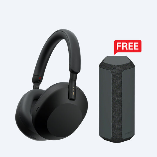 Sony WH-1000XM5 Wireless Noise Cancelling Headphones and Get SRS-XE300 Free