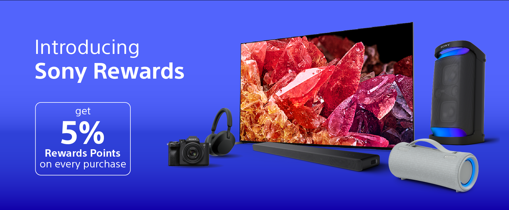 Sony Rewards Program Get rewarded with Sony Rewards - Earn 5% Rewards on your online ...