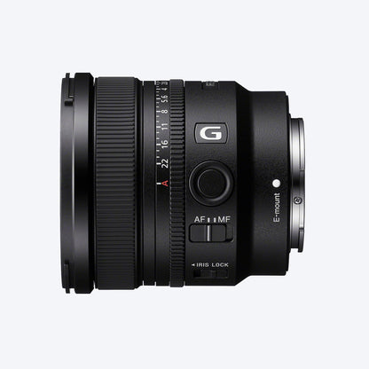 اطلب مسبقًا العدسة الأساسية ذات الإطار الكامل عريضة الزاوية بصورة فائقة سوني FE مقاس 16 مم بفتحة عدسة F1.8 من السلسلة G - عدسة SEL16F18G