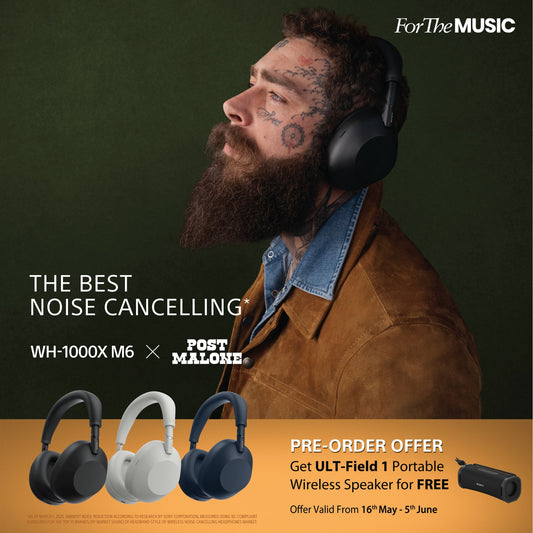 Pre-Order Sony WH-1000XM6 Wireless Noise Canceling Headphones and Get ULT Field 1 Wireless Speaker