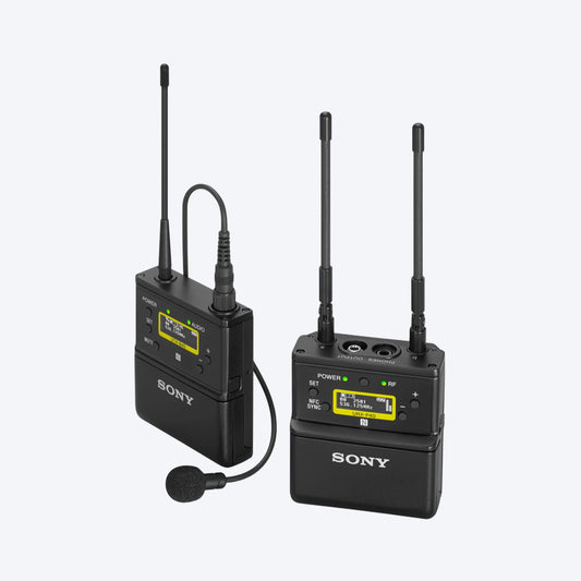 Sony UWP-D bodypack wireless microphone package