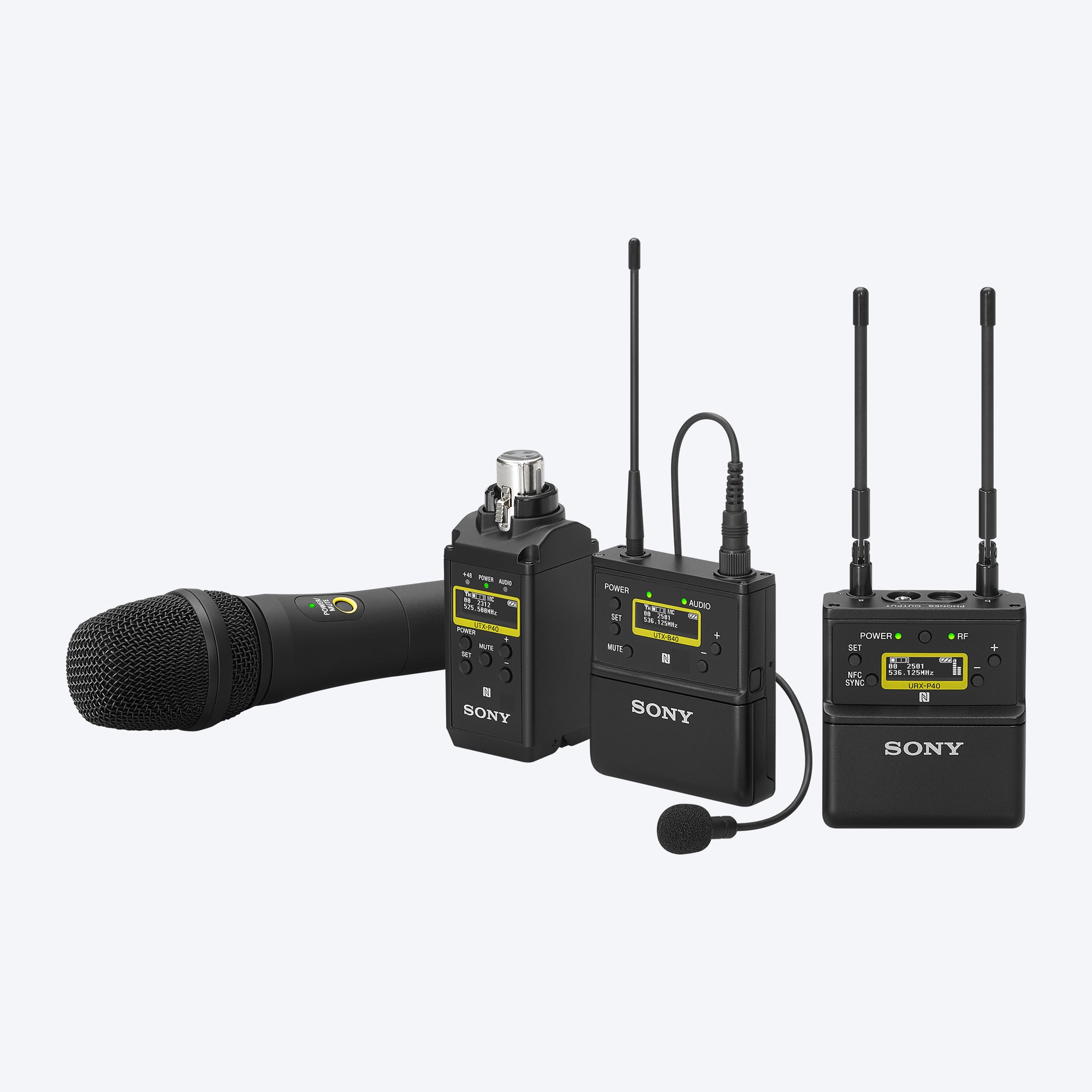 Sony UWP-D handheld wireless microphone package