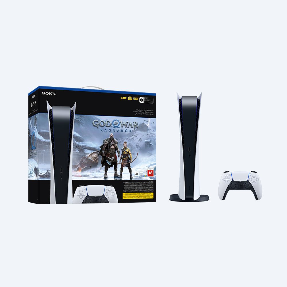 Sony PlayStation PS5 Digital Console with God of War Standard Bundle